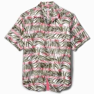 Tommy‎ Bahama Men's Hawaiian Shirt Mai Le-Lei Camp Shirt Short Sleeve